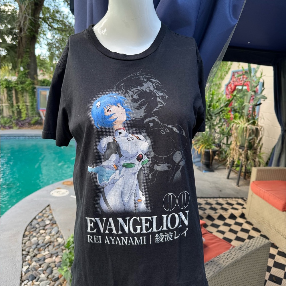 Black and Blue Evangelion Short Sleeve Tee
